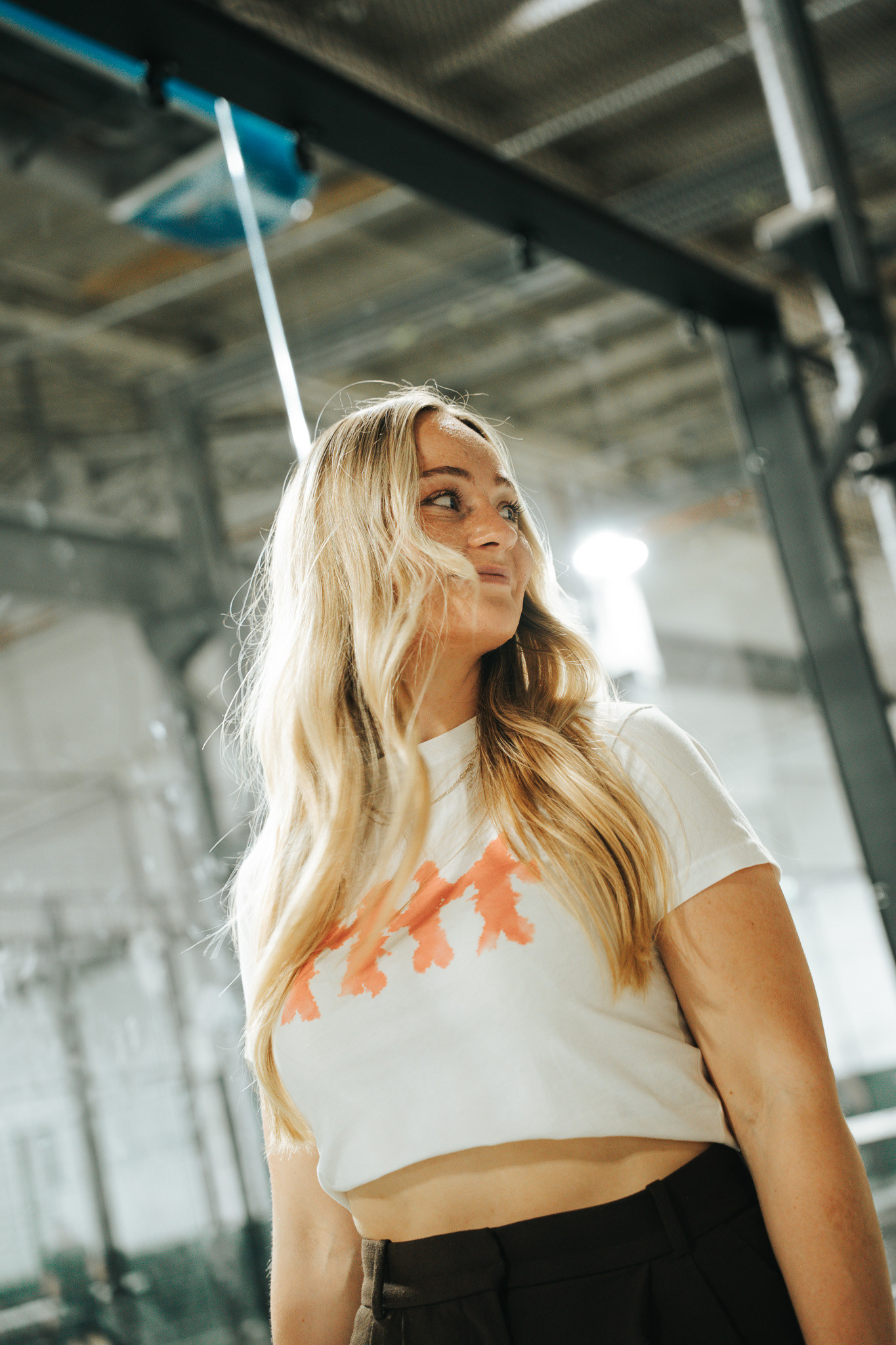 Gästin im United-Shirt beim United Padel Event