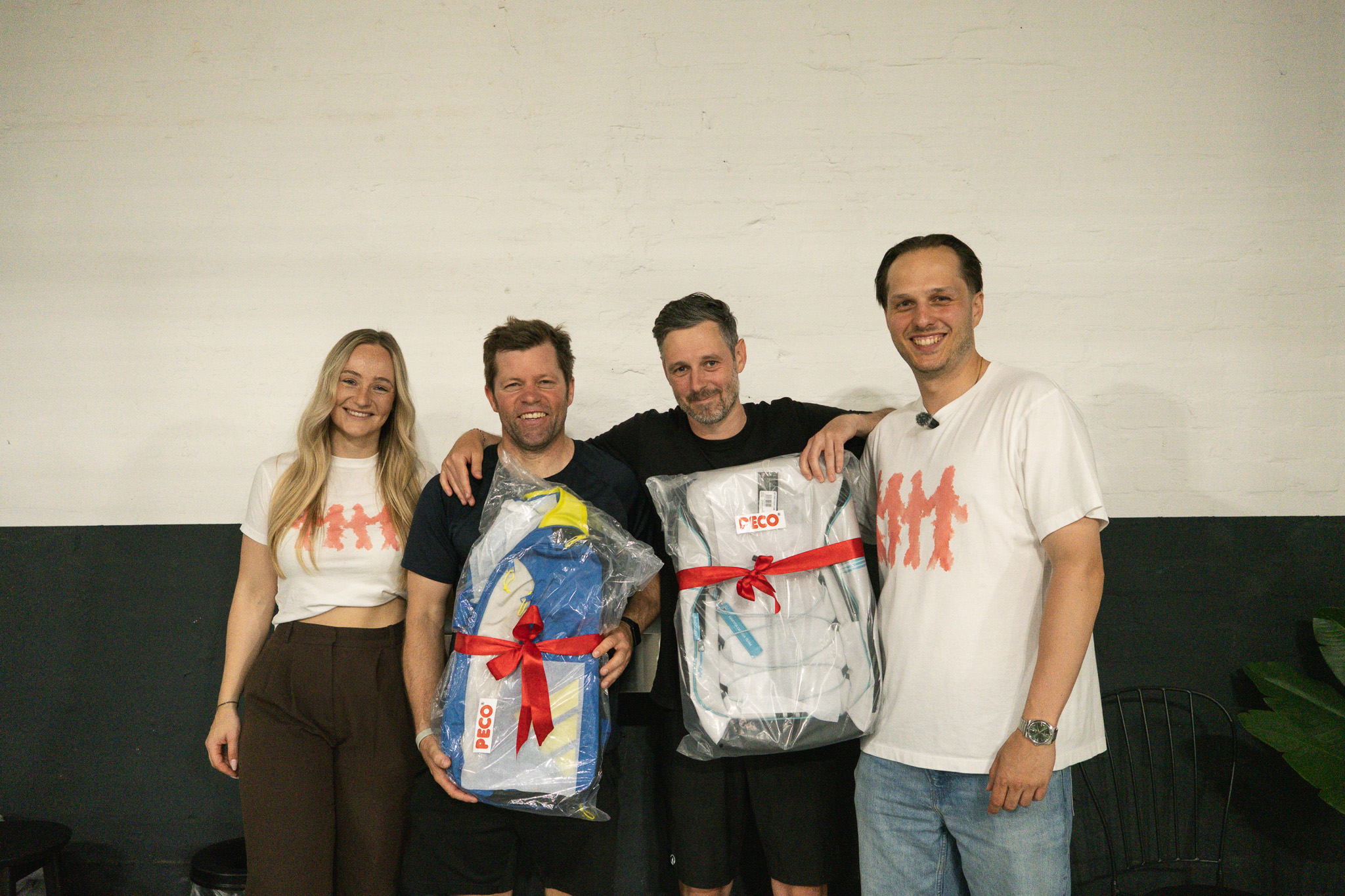 Siegerehrung mit den PECO-Preisen beim United Padel Event